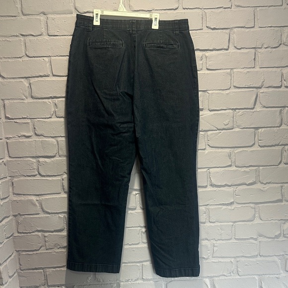 NWOT L.L BEAN Black Denim Jeans size 16 - Picture 6 of 6
